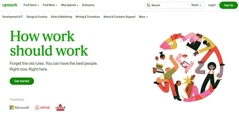 freelance websites, upwork